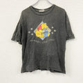 00s　BRAZOS　Disney　ディズニー　Pooh　プーさん　半袖プリントキャラクターＴシャツ　ヴィンテージ　黒　ブラック