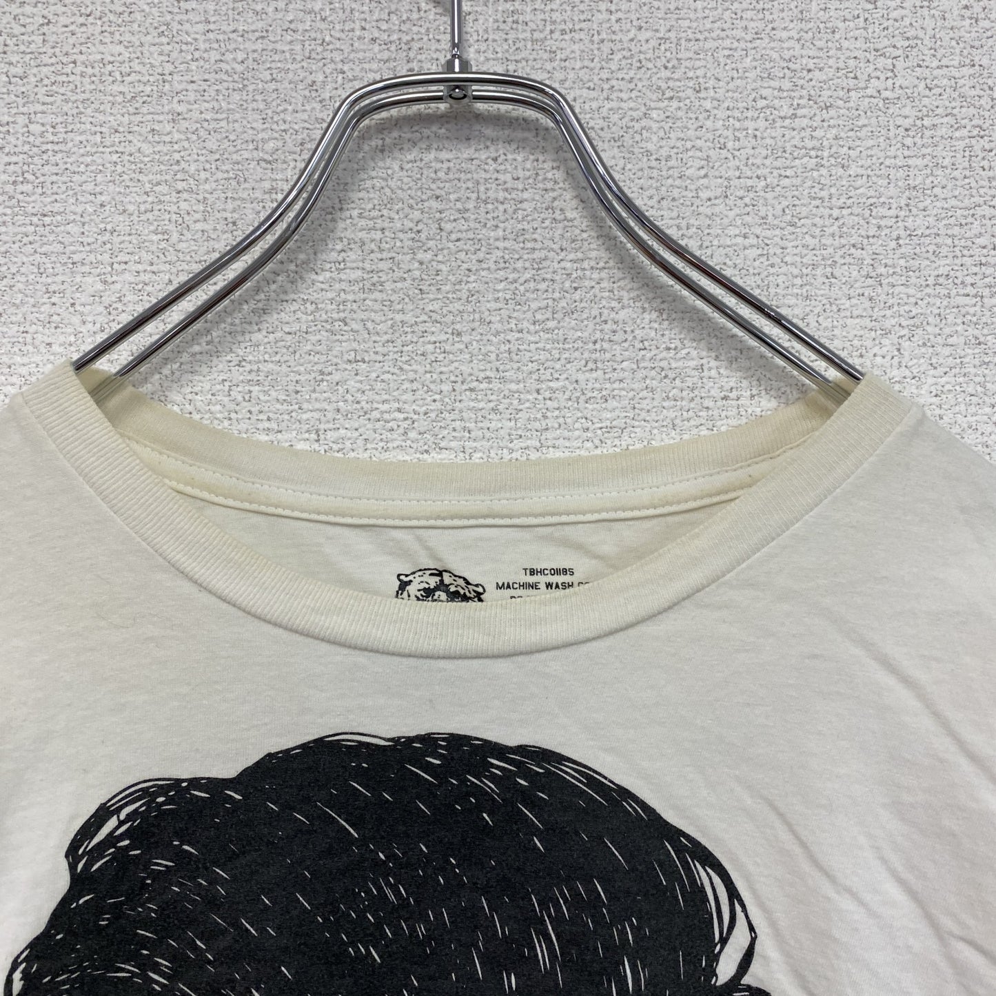 THEBEARHUG.COM　ロンスワンソン　半袖プリントTシャツ　白　ホワイト　XLサイズ　