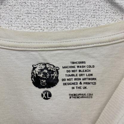 THEBEARHUG.COM　ロンスワンソン　半袖プリントTシャツ　白　ホワイト　XLサイズ　