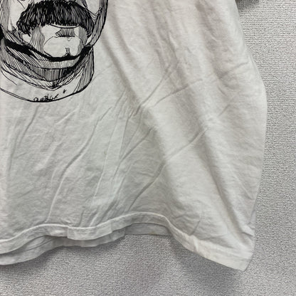 THEBEARHUG.COM　ロンスワンソン　半袖プリントTシャツ　白　ホワイト　XLサイズ　