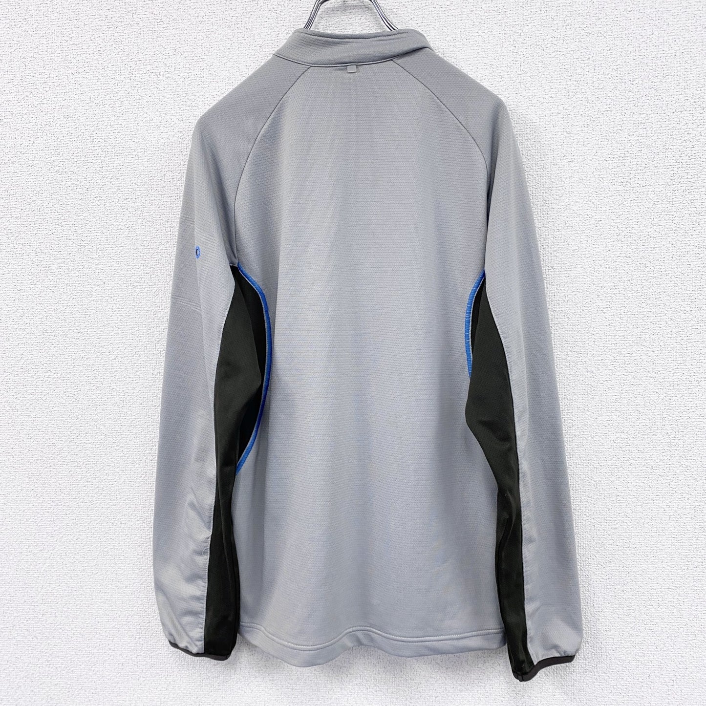 NIKE　ナイキ　ハーフジップ長袖Tシャツ/ロンT　灰色　グレー　XLサイズ