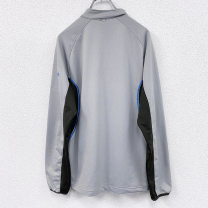 NIKE　ナイキ　ハーフジップ長袖Tシャツ/ロンT　灰色　グレー　XLサイズ