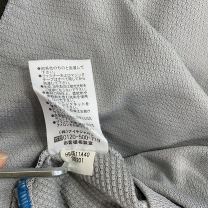 NIKE　ナイキ　ハーフジップ長袖Tシャツ/ロンT　灰色　グレー　XLサイズ