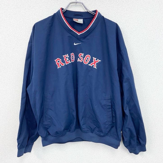 NIKE　ナイキ　プルオーバージャケット　レッドソックス　紺　ネイビー　Lサイズ