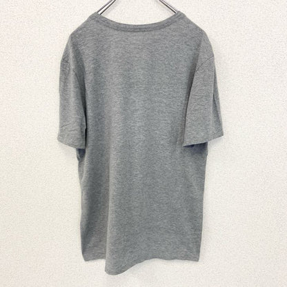 古着 used　NIKE　ナイキ　半袖ダメージプリントTシャツ　グレー　カジュアル　ラフ　スポーツウェア　レトロ　Lサイズ