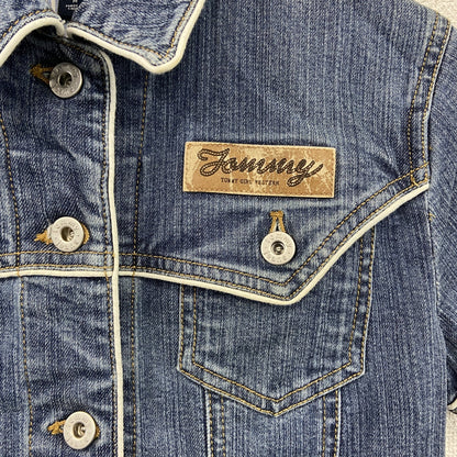 TOMMY JEANS　トミージーンズ　半袖デニムワンピース　インディゴ　Mサイズ