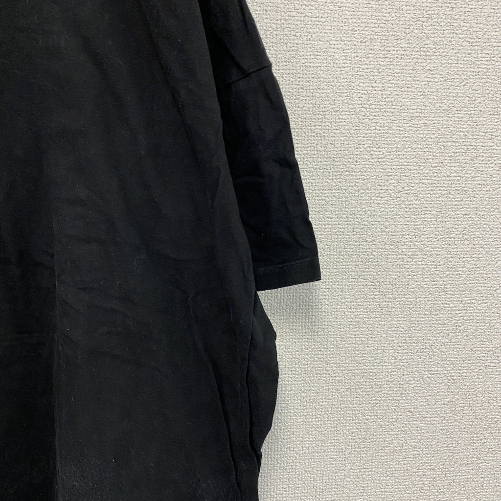 B＆C　半袖プリントTシャツ　スカル　ユーロ　黒　ブラック　3XLサイズ