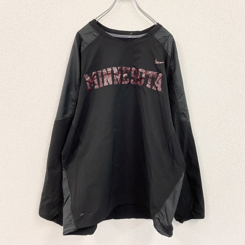 NIKE 　ナイキ　プルオーバージャケット　黒　ブラック　XLサイズ