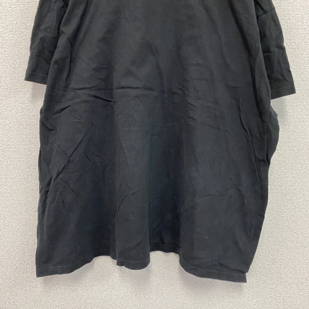 B＆C　半袖プリントTシャツ　スカル　ユーロ　黒　ブラック　3XLサイズ