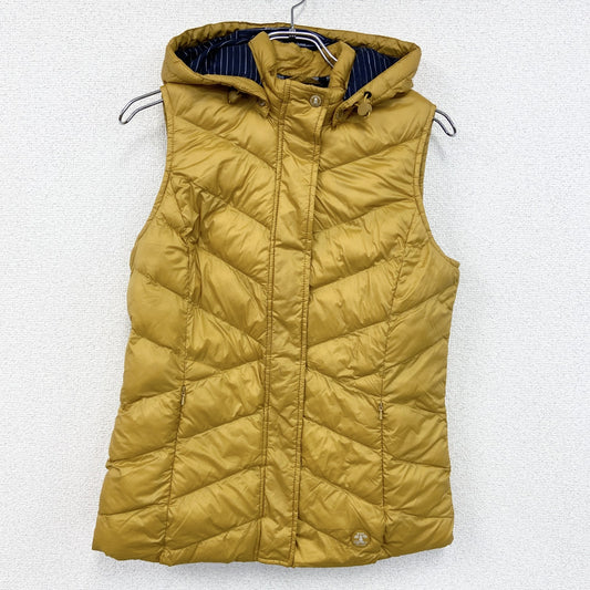 Barbour　バブアー　フルジップ中綿ベスト　からし色　ダークイエロー　12サイズ