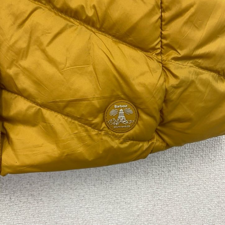 Barbour　バブアー　フルジップ中綿ベスト　からし色　ダークイエロー　12サイズ