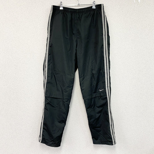 00s　NIKE　ナイキ　イージーパンツ　ウィンドブレーカーパンツ　スウッシュ　ヴィンテージ　黒　ブラック　XLサイズ