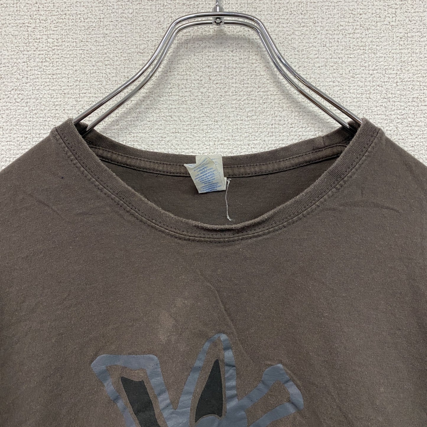 JHK　半袖プリントTシャツ　スーベニア　ダークグレー　XLサイズ