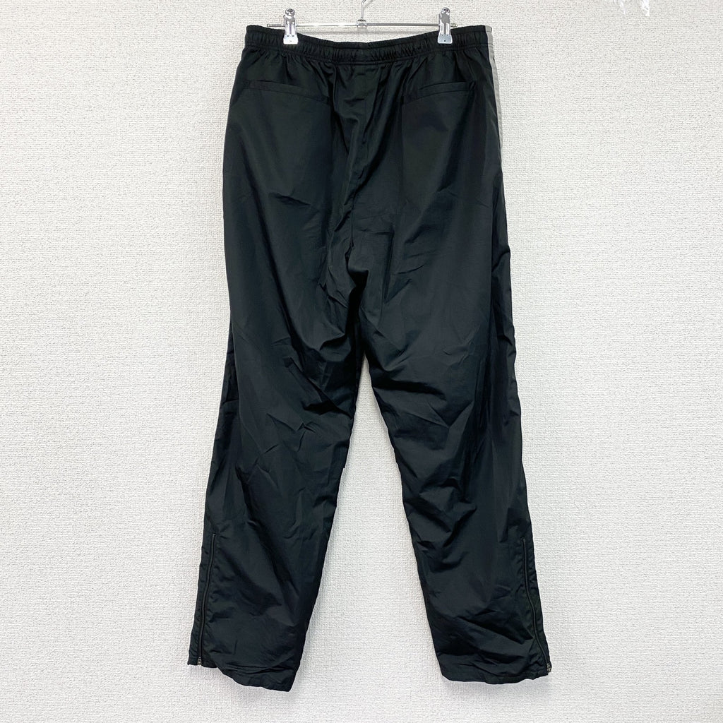 00s　NIKE　ナイキ　イージーパンツ　ウィンドブレーカーパンツ　スウッシュ　ヴィンテージ　黒　ブラック　XLサイズ