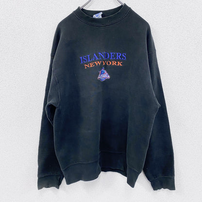 ～90s　SALEM　ISLANDERS　スウェット/トレーナー　ヴィンテージ　黒　ブラック　Lサイズ