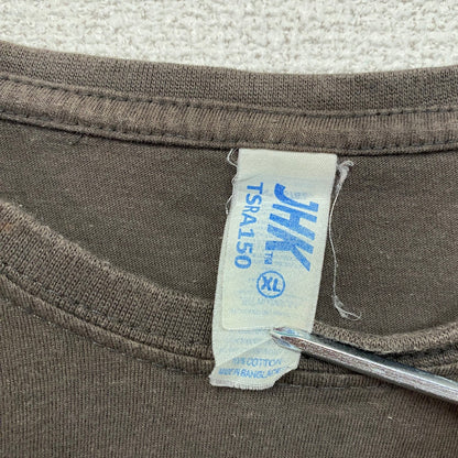 JHK　半袖プリントTシャツ　スーベニア　ダークグレー　XLサイズ