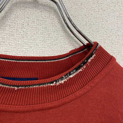 90s　UMBRO　アンブロ　スウェット/トレーナー　フェード　デカロゴ　ヴィンテージ　赤　レッド　Lサイズ