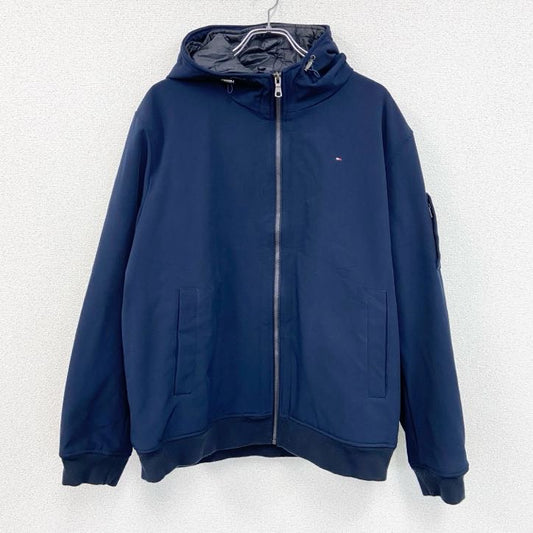 TOMMY HILFIGER　トミーヒルフィガー　フルジップ中綿ジャケット　紺　ネイビー　2XLサイズ