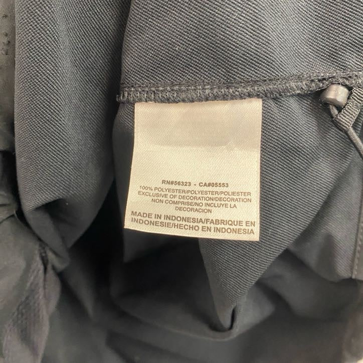 NIKE 　ナイキ　半袖　ハーフジップジャケット　黒　ブラック　Lサイズ