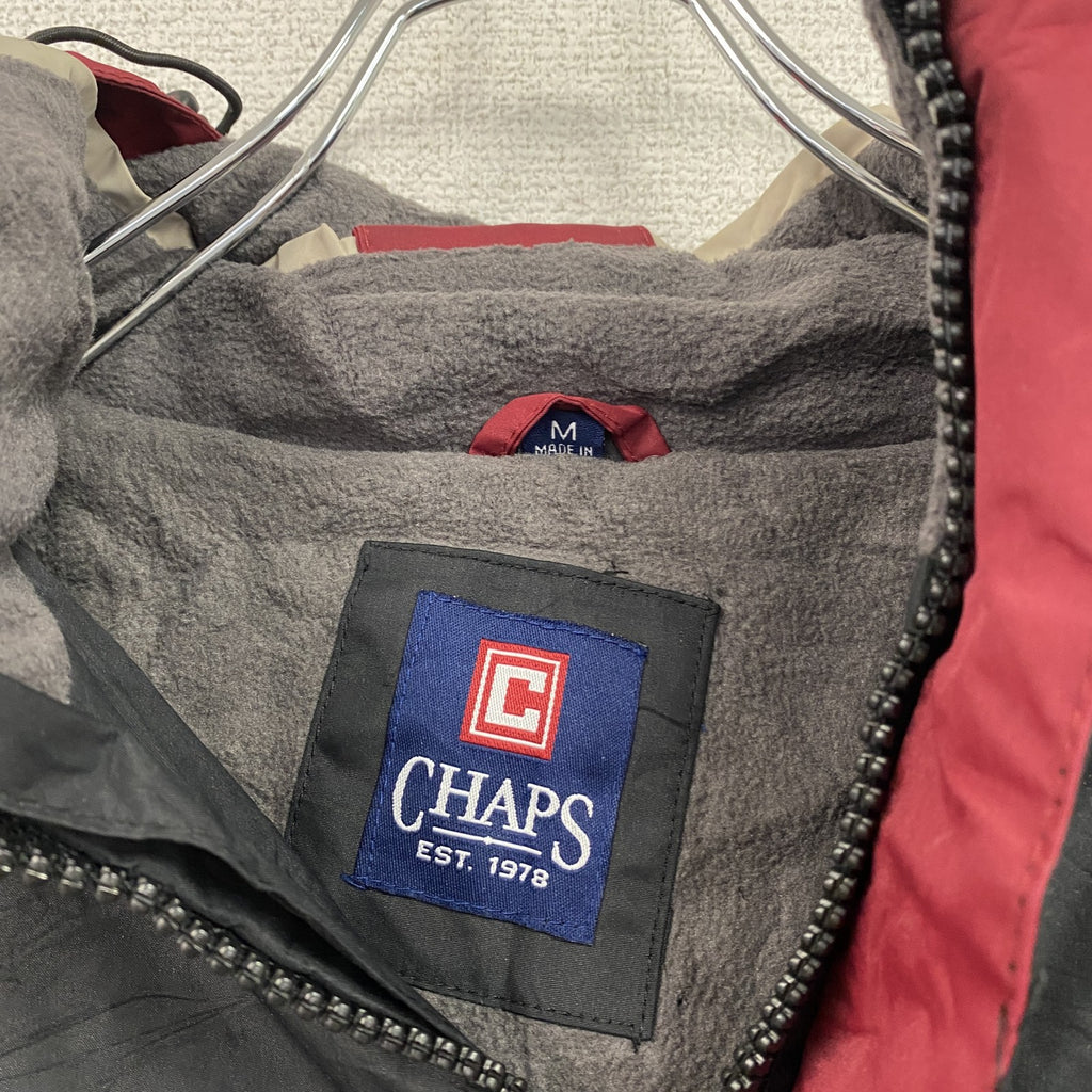 CHAPS　チャップス　ラルフローレン　フルジップジャケット　マウンテンパーカー　黒　ブラック　Mサイズ