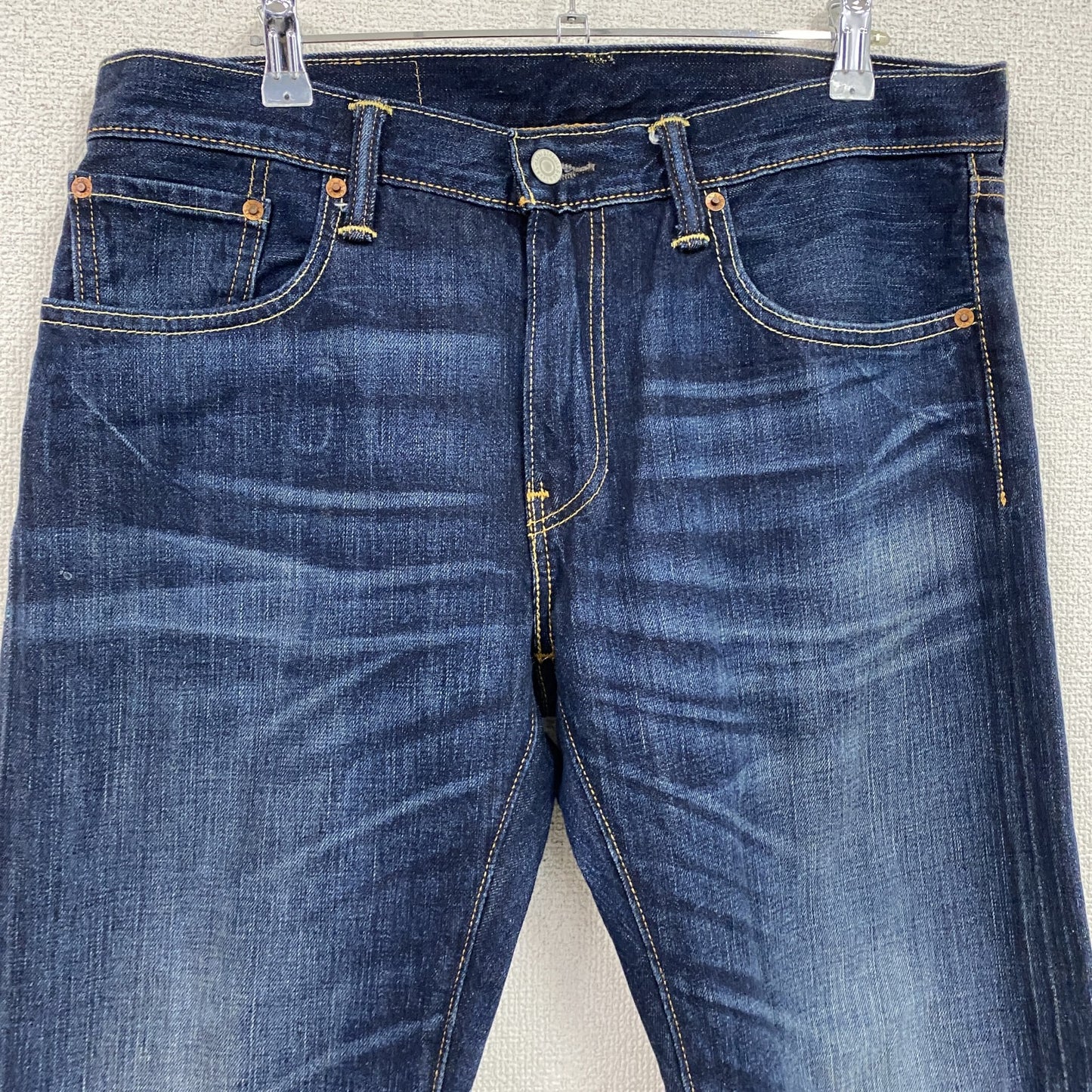 Levi's　リーバイス　502　デニムパンツ/ジーンズ　ジップフライ　縦落ち　鬼ヒゲ　インディゴ　W33サイズ