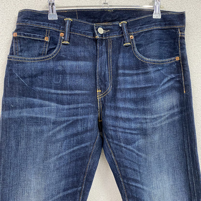 Levi's　リーバイス　502　デニムパンツ/ジーンズ　ジップフライ　縦落ち　鬼ヒゲ　インディゴ　W33サイズ