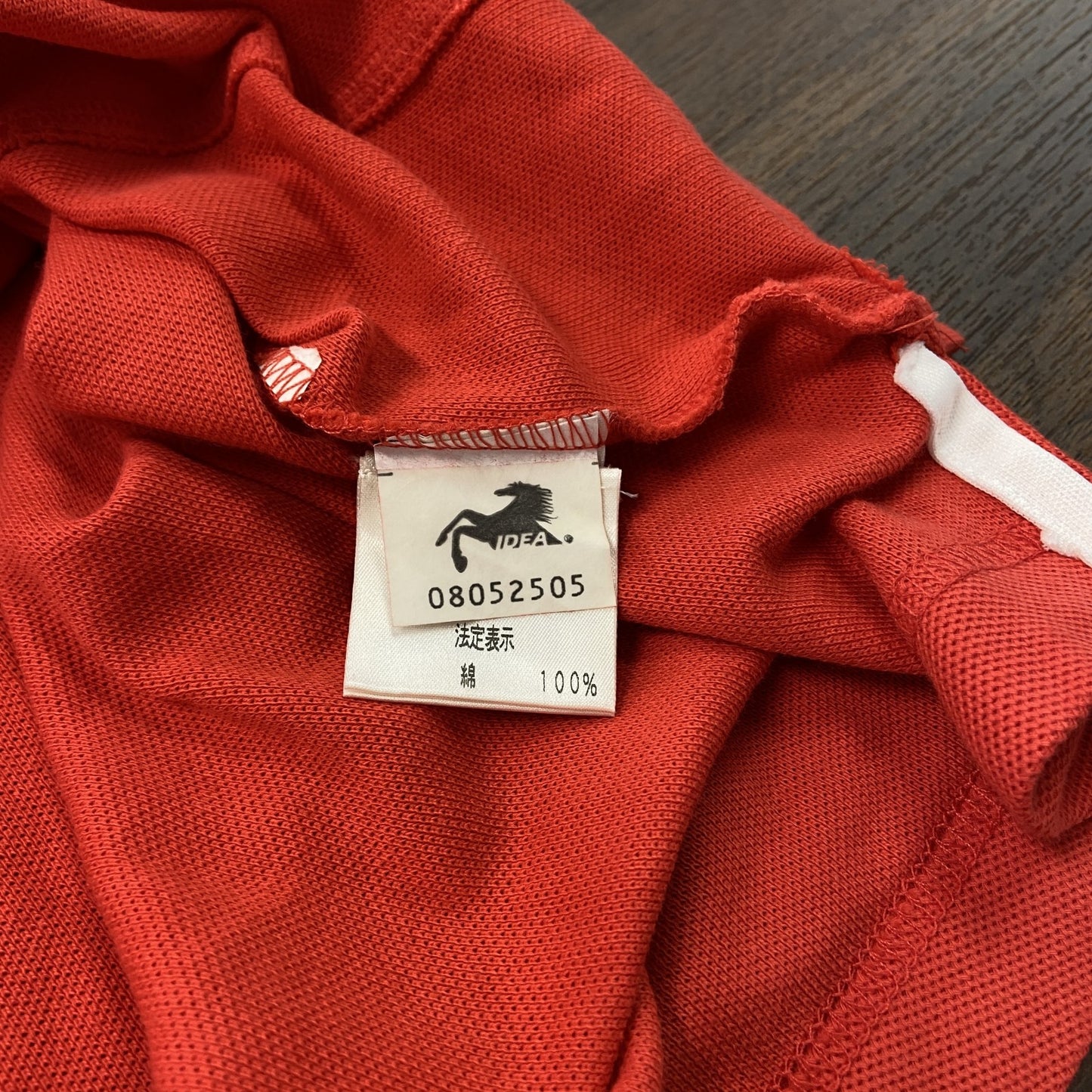 FILA　フィラ　フェラーリF1チームポロシャツ　スクーデリア・フェラーリ　シェル　ボーダフォン　刺繡ロゴ　赤　レッド　Lサイズ