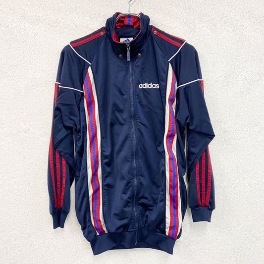 90s　adidas　アディダス　フルジップトラックジャケット/ジャージ　ヴィンテージ　紺　ネイビー　XLサイズ
