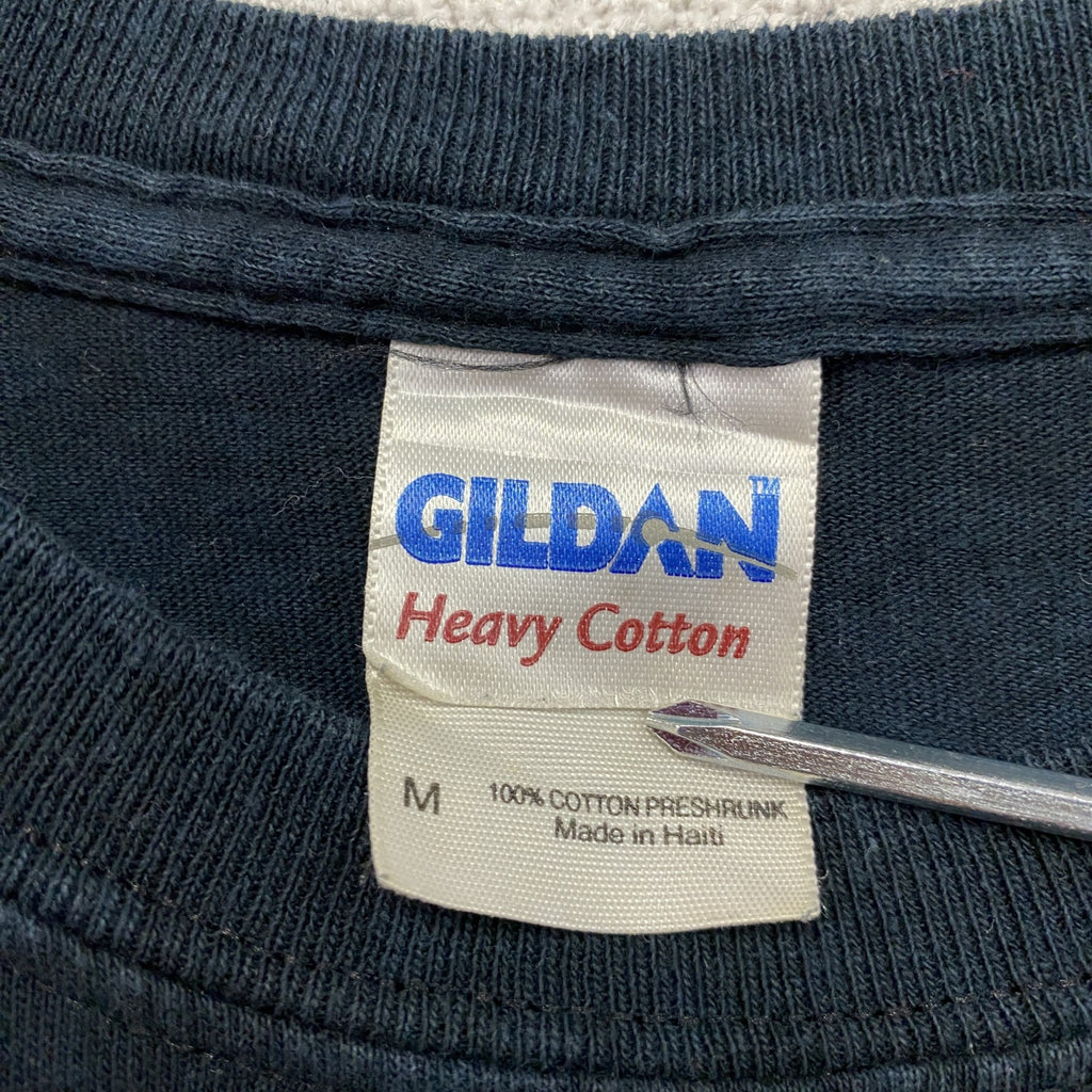 GILDAN　ギルダン　半袖プリントTシャツ　スーベニア　黒　ブラック　Mサイズ