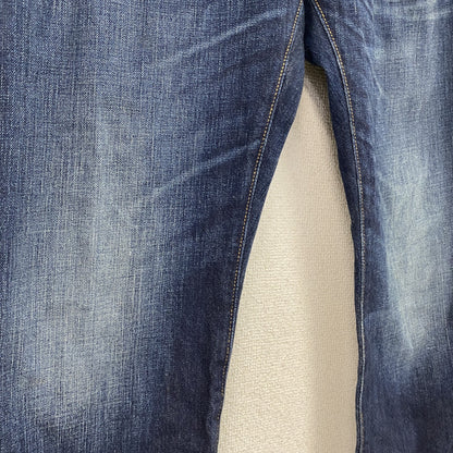 Levi's　リーバイス　502　デニムパンツ/ジーンズ　ジップフライ　縦落ち　鬼ヒゲ　インディゴ　W33サイズ