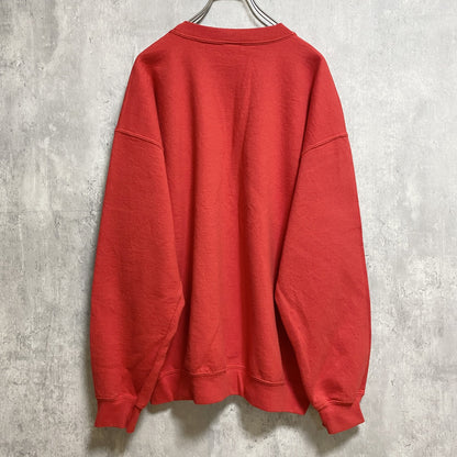 古着 used　GILDAN ギルダン　長袖クルーネックスウェット　トレーナー　メリークリスマス　赤　レッド　秋冬服　Lサイズ