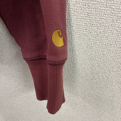 Carhartt　カーハート　スウェット/トレーナー　フェード　前V　ラグランスリーブ　ボルドー　Mサイズ