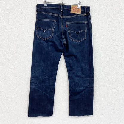 Levi's　リーバイス　502　デニムパンツ/ジーンズ　ジップフライ　縦落ち　鬼ヒゲ　インディゴ　W33サイズ