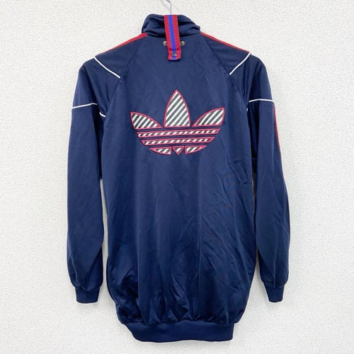 90s　adidas　アディダス　フルジップトラックジャケット/ジャージ　ヴィンテージ　紺　ネイビー　XLサイズ
