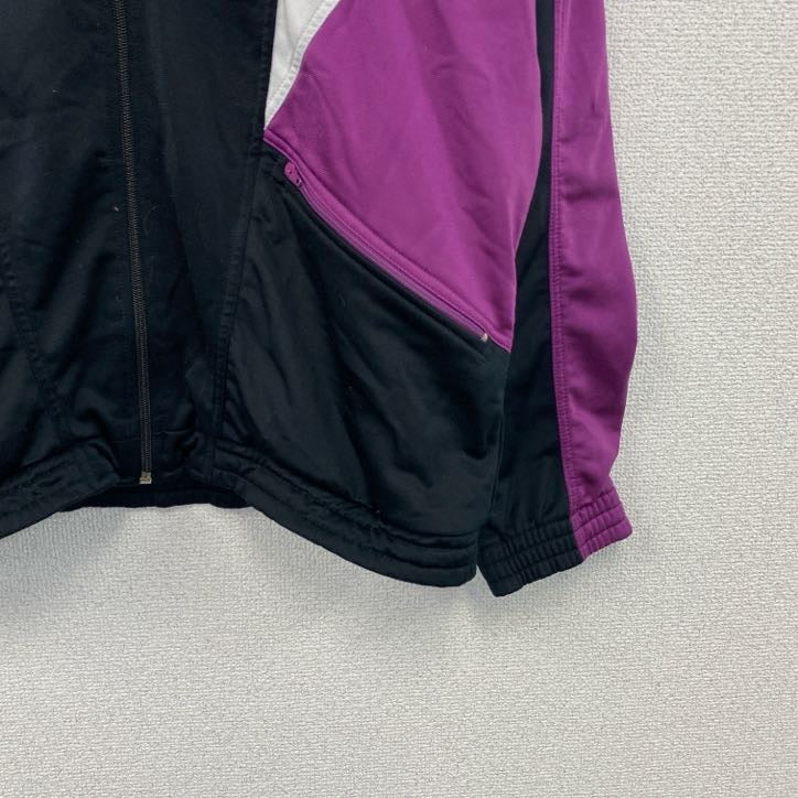 80s　PUMA　プーマ　トラックジャケット/ジャージ　ヴィンテージ　切替デザイン　パープル　Sサイズ