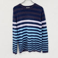 GAP　ギャップ　カシミヤニットセーター　ボーダー　ストライプ　マルチカラー　Mサイズ