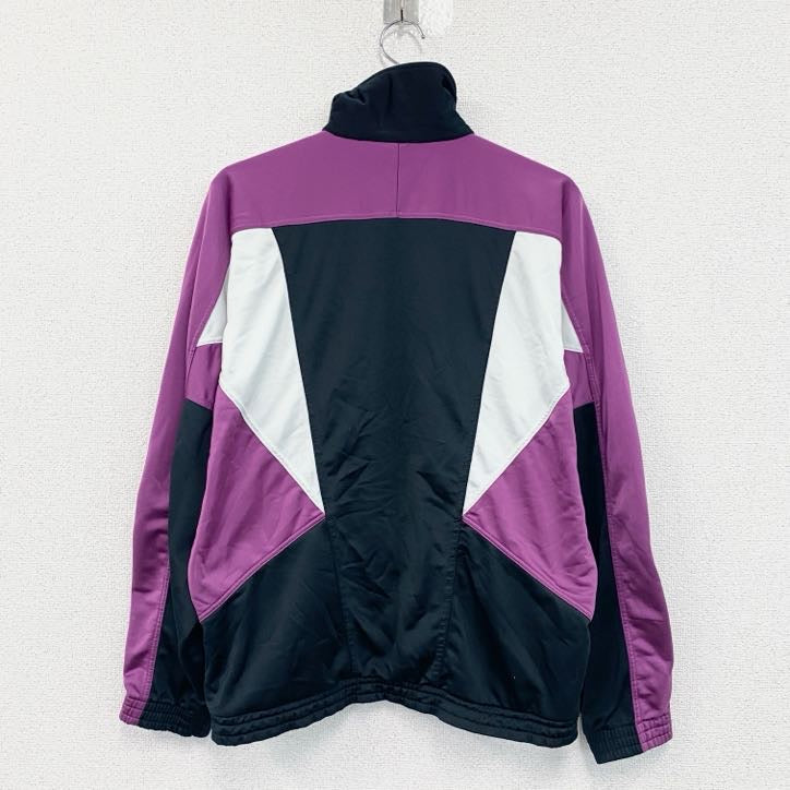 80s　PUMA　プーマ　トラックジャケット/ジャージ　ヴィンテージ　切替デザイン　パープル　Sサイズ