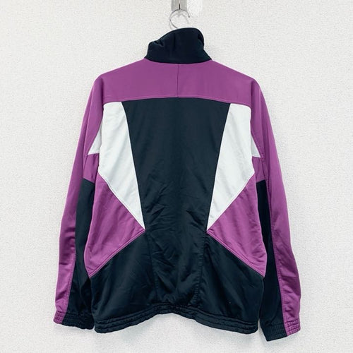 80s　PUMA　プーマ　トラックジャケット/ジャージ　ヴィンテージ　切替デザイン　パープル　Sサイズ