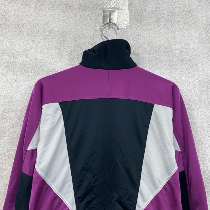 80s　PUMA　プーマ　トラックジャケット/ジャージ　ヴィンテージ　切替デザイン　パープル　Sサイズ