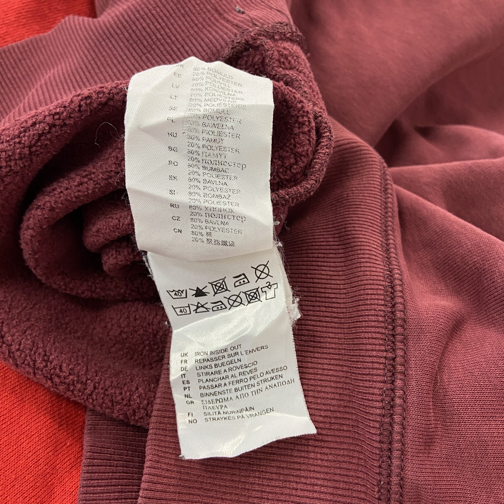 Carhartt　カーハート　スウェット/トレーナー　フェード　前V　ラグランスリーブ　ボルドー　Mサイズ