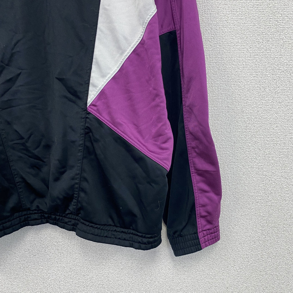 80s　PUMA　プーマ　トラックジャケット/ジャージ　ヴィンテージ　切替デザイン　パープル　Sサイズ