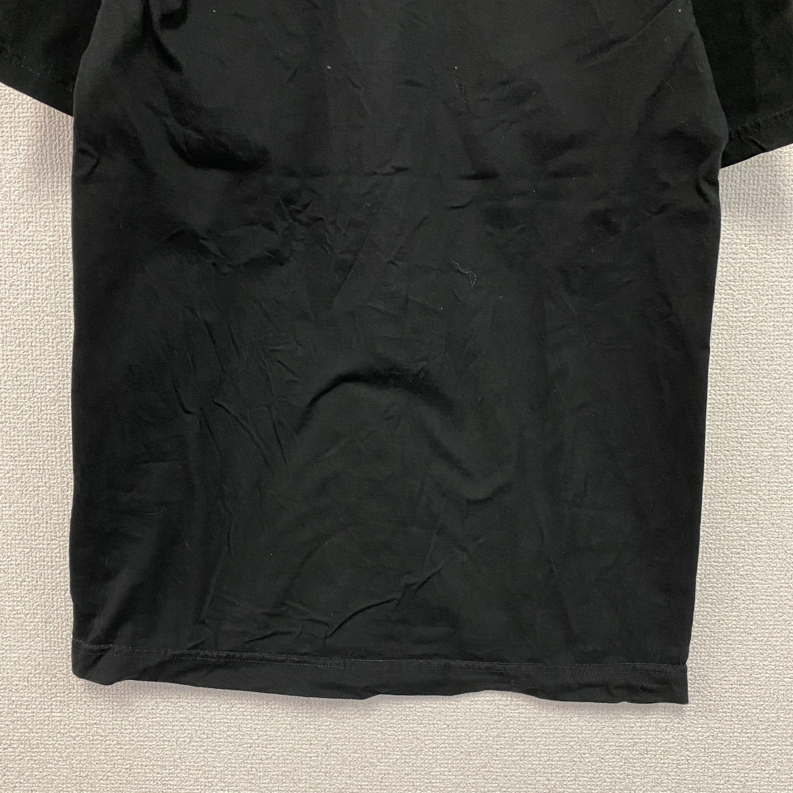 バタフライ　半袖プリントTシャツ　ユーロ　黒　ブラック　Mサイズ