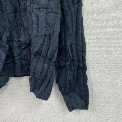 FILA　フィラ　ポリエステルニット　セーター　黒　ブラック　XXLサイズ