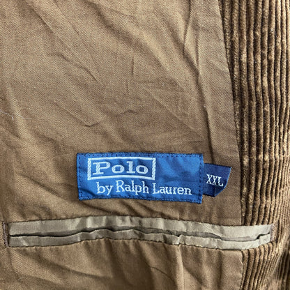Polo by Ralph Lauren　ポロバイラルフローレン コーデュロイテーラードジャケット　茶　ブラウン　XXLサイズ