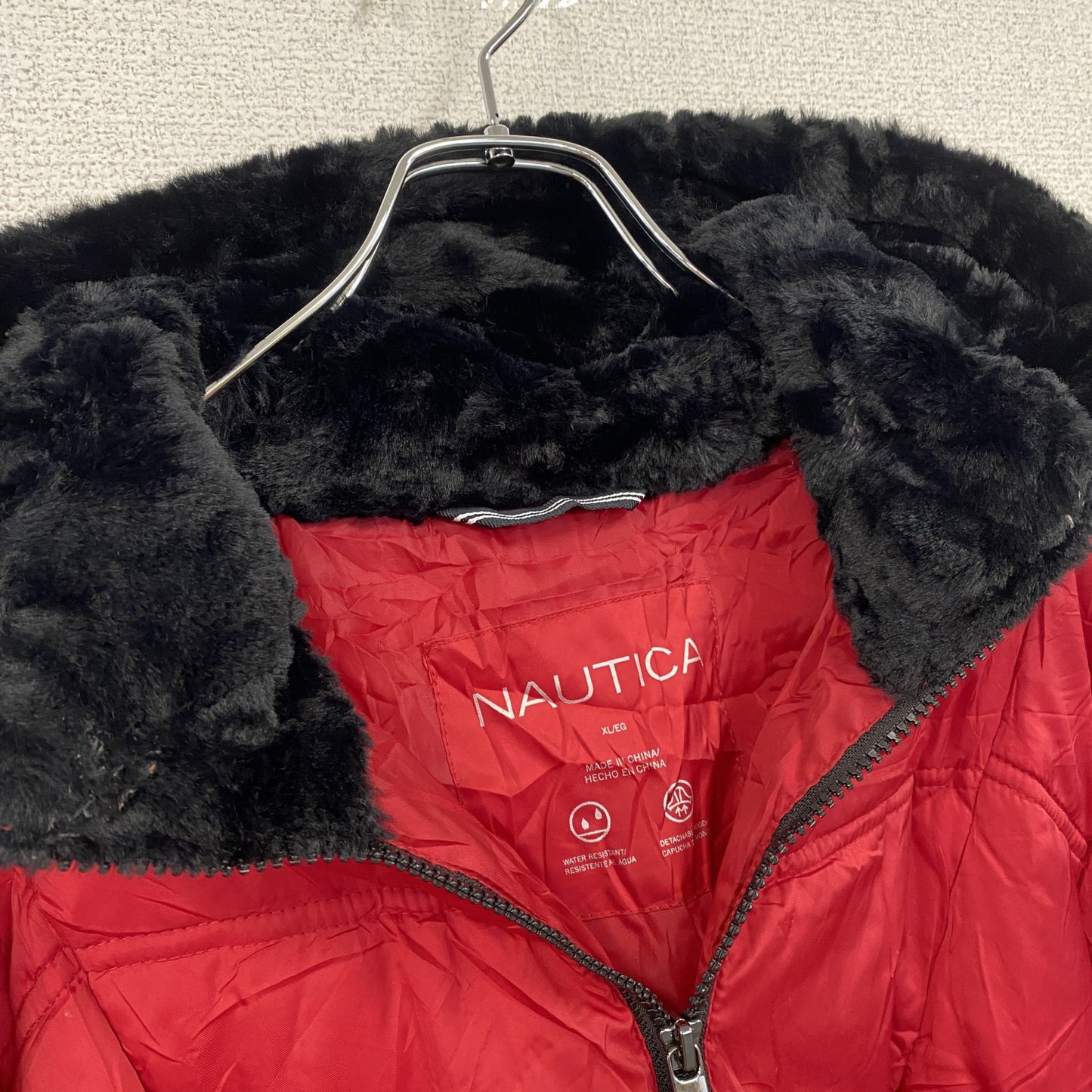NAUTICA　ノーティカ　中綿ジャケット　赤　レッド　XLサイズ