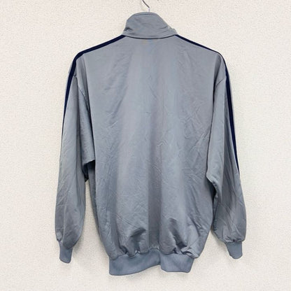 90s　adidas　アディダス　フルジップトラックジャケット/ジャージ　ヴィンテージ　灰色　グレー　162サイズ