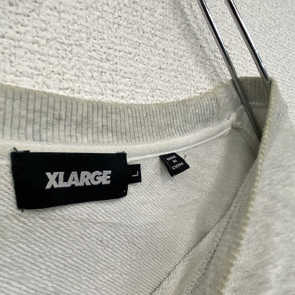XLARGE　エクストララージ　スウェット/トレーナー　灰色　グレー　Lサイズ