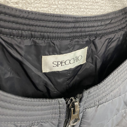 SPECCHIO　フルジップ中綿ジャケット　グレー　40サイズ