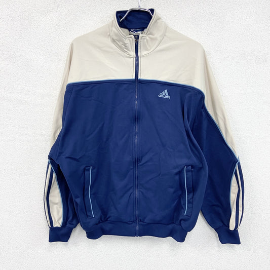 90s　adidas　アディダス　フルジップトラックジャケット/ジャージ　ヴィンテージ　紺　ネイビー　XLサイズ