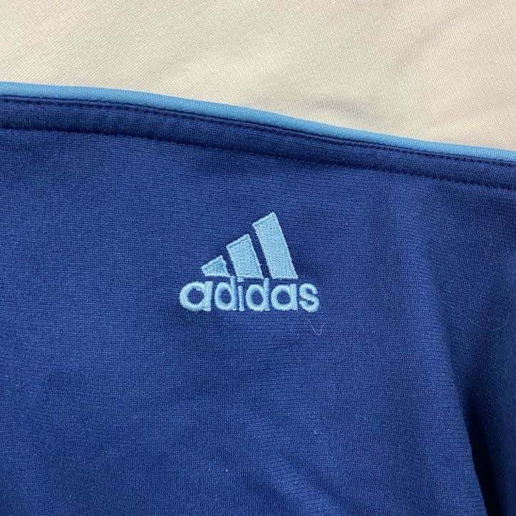 90s　adidas　アディダス　フルジップトラックジャケット/ジャージ　ヴィンテージ　紺　ネイビー　XLサイズ